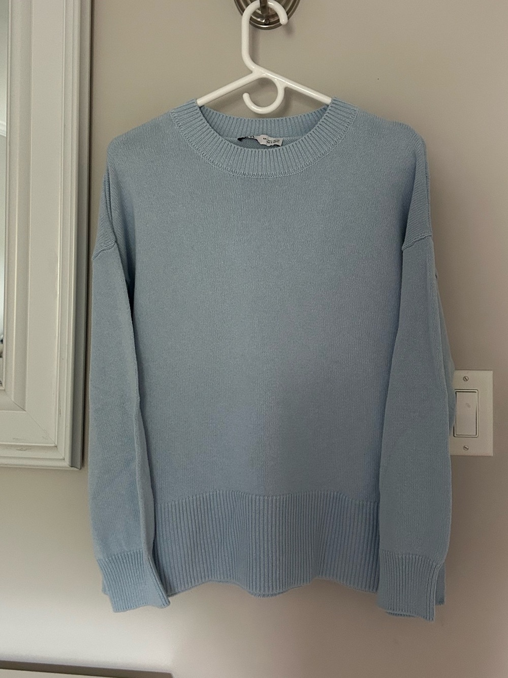 Crew Side Slit Sweater Zara